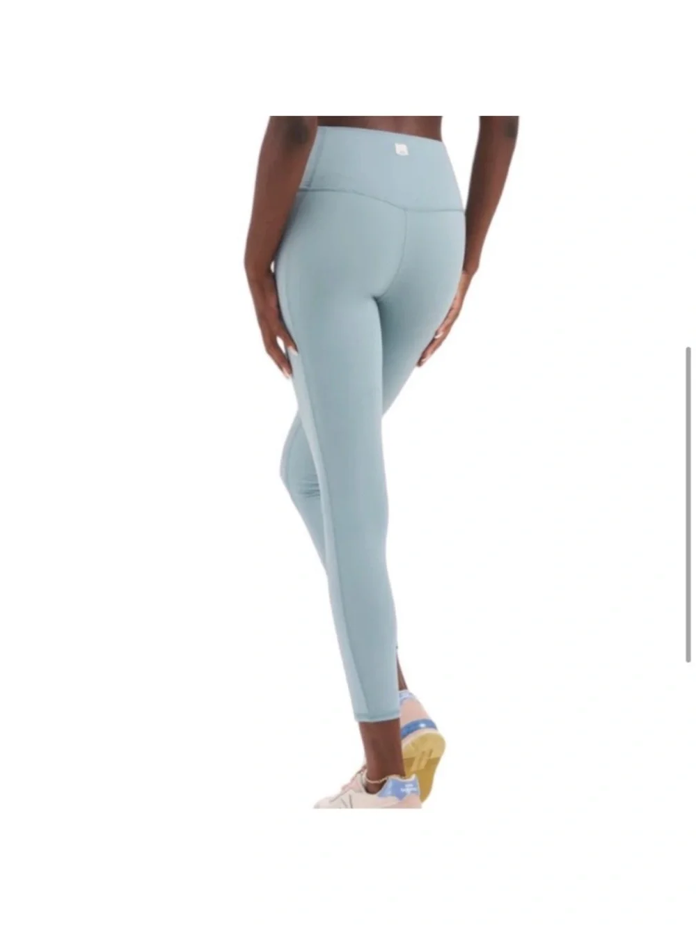 Vuori studio pocket leggings medium light green blue - Picture 4 of 10
